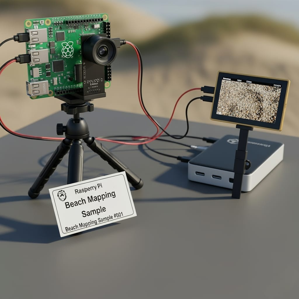 Conceptual drawing of the SandSight prototype